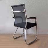 Office conference waiting chair with metal base