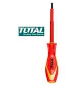 Insulated screwdriver slotted