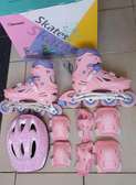 Skates shoes full set with rubber wheel