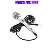 wired mic hire