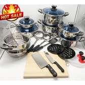 Marwa 30 Pieces Germany Life Stainless Steel Cookware Set