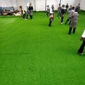 Synthetic green turf grass carpet