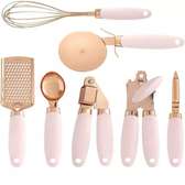 High quality 7pcs Kitchen gadget set with copper plated