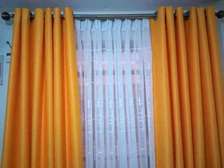 Bright polyester fabric curtains