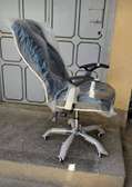 Back Slanting upright adjustable height office chair