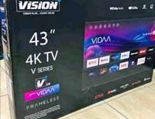 43 Vision smart UHD Television +Free wall mount
