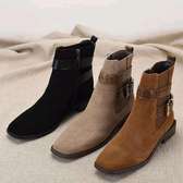 Ladies Shoes Chelsea Suede Boots size 37-41