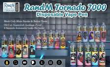 R and M Tornado 7000 Puffs Rechargeable Vape