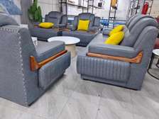 7-Seater Sofa Set – Spring Cushions & Pillow Fiber