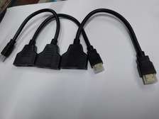 1 HDMI Male To 2 Female Splitter Adapter Cable