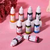 Liquid pigments, micas, oxides