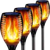 Solar Torches with Flickering Flame