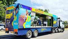 Road show trucks for hire