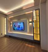 Fluted Wall Panel & Modern TV Wall Unit