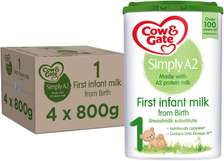 Cow & Gate Simply A2 1 First Infant Baby Milk Powder