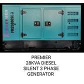 Premier 28kVA Silent Diesel Generator (PM25000SE-3)