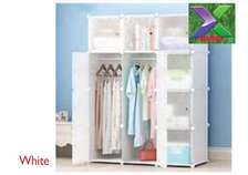 portable plastic wardrobe with inbuilt shoe rack