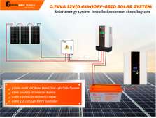 0.7KVA 600W Off-Grid Solar System With 160W Mono Panel