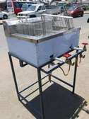 Gas chips fryer (double)