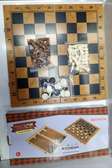 Wooden 3 in 1 chess