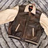 Rare Vintage Echtes Leder Commando Leather Jacket