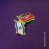 Kenya Israel Flag Pin Durable Enamel Metal