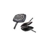 36cm Black Double Sided Grill,Cook, Handy Frying Pan