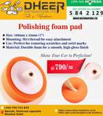 Rubber Polishing Foam Pad 7"