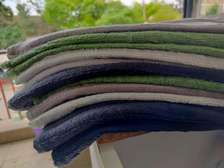 Coloured cotton towels