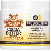 Lemon Cocoa Butter Cream For Skin Brightening & Fade Out