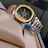 Hollow out design watch men roman numeral luxury watch