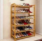 wooden shoe rack