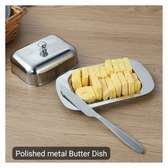 Metal Butter Dish with Lid, Butter Dish Stainless Steel