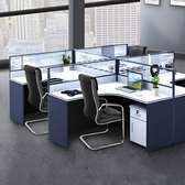 Office Seats; Leather Non Swivel Chair