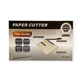 Paper cutter.