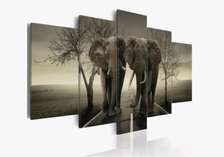 Majestic elephant wall art decor