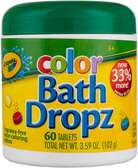 Crayola Bath Dropz 3.59 oz 60 Tablets (Pack of 2)