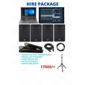 Hire a medium package pa system