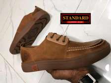 Brown timberland casual shoes
