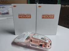 Full Transparent Silent Mouse With USB Receiver & Bluetooth