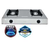 Gas Stove, Double Burner, Stainless Steel Body MGS2212