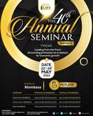 The 40th Annual Seminar Edition 1