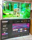 43 Vision smart UHD 4K Frameless +Free TV Guard