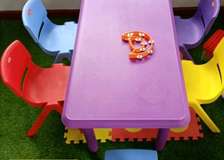 Rectangular table and chair Kindergarten set