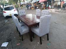 Tufted dining table set