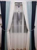 Curtain and sheer