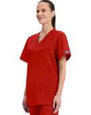 Scrubs Unisex v Neck - Red (M, L & XL)