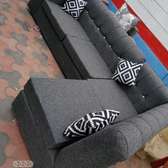 Ready-made back permanent l shaped sofa set on sell