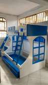 Blue Drawered double decker bunk bed