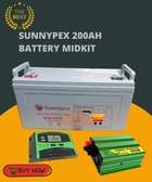 Sunnypex 200ah Battery With Free Inverter And Controller